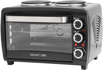 Мини-печь Galaxy Line GL 2606 26л. 3100Вт черный/серебристый от магазина РЭССИ