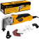 Многофункциональный инструмент Deko DKOT500 + набор предметов 10 500Вт желтый/черный (085-1135) от магазина РЭССИ