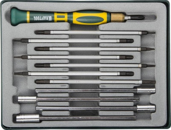 Набор отверточный Kraftool 25611-H12 12 предметов (жесткий кейс) от магазина РЭССИ