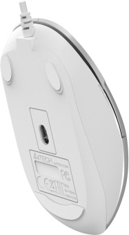 Мышь A4Tech Fstyler FM26S серебристый/белый оптическая (1600dpi) silent USB для ноутбука (4but) от магазина РЭССИ