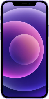 Смартфон Apple A2403 iPhone 12 128Gb 4Gb фиолетовый моноблок 3G 4G 1Sim 6.1" 1170x2532 iOS 14 12Mpix 802.11 a/b/g/n/ac/ax NFC GPS GSM900/1800 GSM1900 TouchSc Protect от магазина РЭССИ