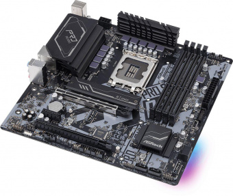 Материнская плата Asrock B660M PRO RS Soc-1700 Intel B660 4xDDR4 mATX AC`97 8ch(7.1) GbLAN RAID+HDMI+DP от магазина РЭССИ