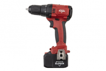 Дрель-шуруповерт Elitech ДА 12БЛ2 (Е2201.001.02) аккум. патрон:быстрозажимной (кейс в комплекте) (191606) от магазина РЭССИ