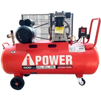 Поршневой ременной масляный компрессор A-iPower AC400/100B 50108 от магазина РЭССИ