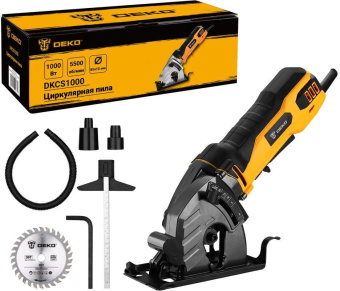 Циркулярная пила (дисковая) Deko DKCS1000 1000Вт (ручная) от магазина РЭССИ