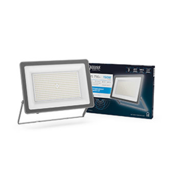 Прожектор уличный Gauss Qplus 690511150 светодиодный 150Втсерый от магазина РЭССИ