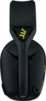 Наушники с микрофоном Logitech G435 Lightspeed черный/желтый мониторные BT/Radio оголовье (981-001052) от магазина РЭССИ