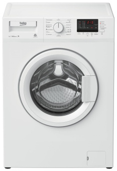 Стиральная машина Beko WRE55P2BWW класс: A-10% загр.фронтальная макс.:5кг белый от магазина РЭССИ