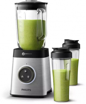 Блендер стационарный Philips HR3655/00 1400Вт серебристый/черный от магазина РЭССИ