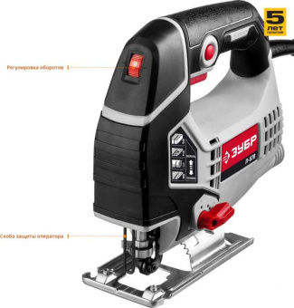 Лобзик Зубр Л-570 +1пил. 570Вт 3000ходов/мин от электросети от магазина РЭССИ