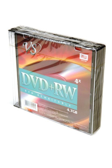 Перезаписываемый компакт-диск VS DVD+RW 4.7 GB 4x SL/5 от магазина РЭССИ