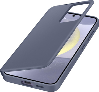 Чехол (флип-кейс) Samsung для Samsung Galaxy S24 Smart View Wallet Case S24 фиолетовый (EF-ZS921CVEGRU) от магазина РЭССИ
