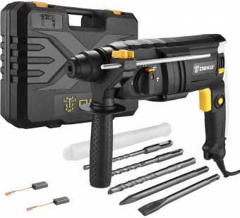 Перфоратор Deko DKH850W патрон:SDS-plus уд.:3Дж 850Вт (кейс в комплекте) от магазина РЭССИ
