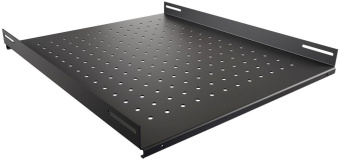 Полка стационарная NTSS NTSS-FS-H-600-BL 1U нагр.:100кг. 19" 350мм черный (упак.:1шт) от магазина РЭССИ