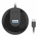 Картинка Разветвитель USB 3.0 A4Tech HUB-30C 4порт. черный от магазина РЭССИ Разветвитель USB 3.0 A4Tech HUB-30C 4порт. черный от магазина РЭССИ