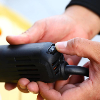 Полировальная машина Deko PDK-1200 1200Вт 5500об/мин рез.шпин.:M8 d=125мм (085-1064) от магазина РЭССИ