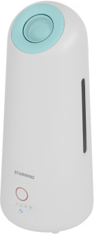 Увлажнитель воздуха Starwind SHC1535 25Вт (ультразвуковой) белый/бирюзовый от магазина РЭССИ