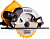 Циркулярная пила (дисковая) DeWalt DWE550 1200Вт (ручная) от магазина РЭССИ