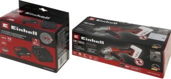 Угловая шлифмашина Einhell акк. pxc axxio 18/125 q bl + 1 акк. pxc 4ач 18в + зу 3а 4431151SET от магазина РЭССИ