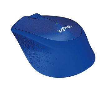 Мышь Logitech M330 Silent Plus синий оптическая (1000dpi) silent беспроводная USB (2but) от магазина РЭССИ
