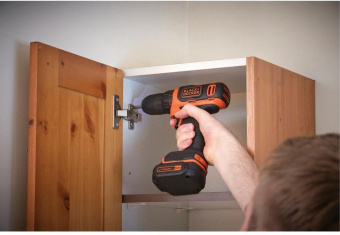 Дрель-шуруповерт Black+Decker BDCDD12-QW аккум. патрон:быстрозажимной от магазина РЭССИ