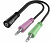 Адаптер аудио Hama H-200351 Jack 3.5 (f)/2xJack 3.5 (m) 0.15м. черный (00200351) от магазина РЭССИ