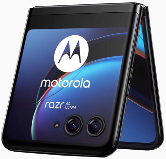 Смартфон Motorola XT2321-1 Razr 40 Ultra 256Gb 8Gb черный раскладной 3G 4G 1Sim 6.9" 1080x2640 Android 13 12Mpix 802.11 a/b/g/n/ac/ax NFC GPS GSM900/1800 GSM1900 TouchSc Protect от магазина РЭССИ