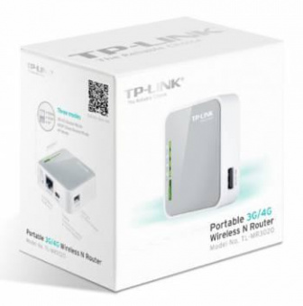 TP-Link TL-MR3020 150Mbps Portable 3G Wireless N Router, Compatible with UMTS/HSPA/EVDO USB modem, 3G/WAN failover,  support Russian L2TP/PPTP/PPPoE, 3G/WISP/AP mode, 2.4GHz, 802.11n/g/b, Powered by power adapter or USB host, Internal antenna, size: от магазина РЭССИ