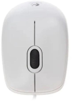 Мышь Logitech B100 белый оптическая (1000dpi) USB (2but) от магазина РЭССИ