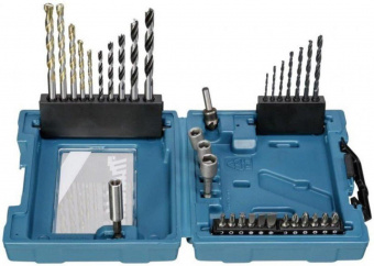 Набор оснастки Makita D-36980 по дер/мет/бет (34пред.) для шуруповертов/дрелей от магазина РЭССИ