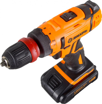 Дрель-шуруповерт Вихрь ДА-18Л-2КC аккум. патрон:быстрозажимной (кейс в комплекте) (72/14/34) от магазина РЭССИ