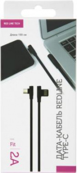 Кабель Redline Fit УТ000015524 USB (m)-USB Type-C (m) 1м черный от магазина РЭССИ