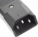 Картинка Вилка Lanmaster LAN-IEC-320-C14 IEC 60320 C14 10A 250V black от магазина РЭССИ Вилка Lanmaster LAN-IEC-320-C14 IEC 60320 C14 10A 250V black от магазина РЭССИ