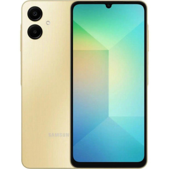 Смартфон Samsung SM-A065F Galaxy A06 64Gb 4Gb золотистый моноблок 3G 4G 2Sim 6.7" 720x1600 Android 14 50Mpix 802.11 a/b/g/n/ac GPS GSM900/1800 GSM1900 TouchSc microSD max1024Gb от магазина РЭССИ