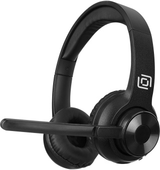 Наушники с микрофоном Оклик HS-M310 черный 1.5м накладные BT оголовье (1978706) от магазина РЭССИ