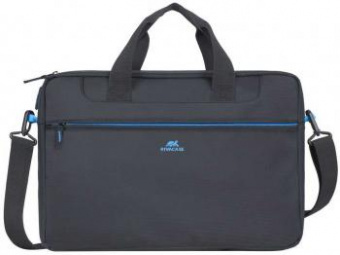 Сумка для ноутбука 16" Riva 8057 черный полиэстер (8057 BLACK) от магазина РЭССИ