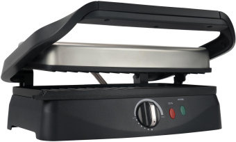 Электрогриль Hyundai HYG-2074 1800Вт серебристый/черный от магазина РЭССИ