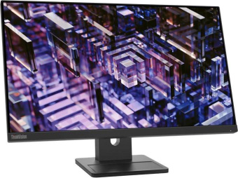 Монитор Lenovo 23.8" ThinkVision E24q-30 черный IPS LED 4ms 16:9 HDMI M/M матовая HAS Piv 1300:1 300cd 178гр/178гр 2560x1440 100Hz DP 2K 5.05кг от магазина РЭССИ