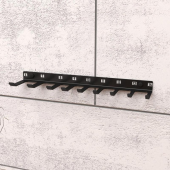 Настенный держатель для гаечных ключей EMBODIMENT черный EMB-WOW-WLS-B от магазина РЭССИ