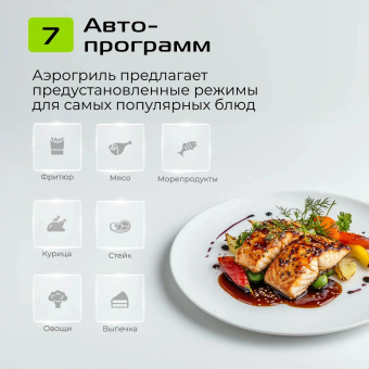 Аэрогриль Red Solution W262 1500Вт черный от магазина РЭССИ