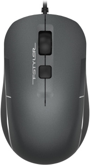 Мышь A4Tech Fstyler FM26 серый/черный оптическая (1600dpi) USB для ноутбука (4but) от магазина РЭССИ