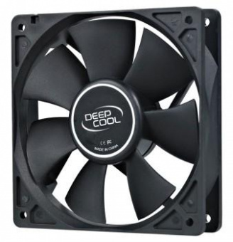 Вентилятор Deepcool XFAN 120 120x120mm черный 3-pin 4-pin (Molex)24dB 180gr Ret (DP-FDC-XF120) от магазина РЭССИ
