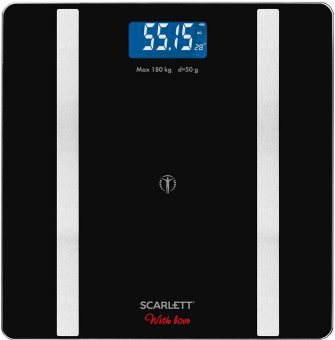 Весы напольные электронные Scarlett SC-BS33ED112 макс.180кг черный от магазина РЭССИ
