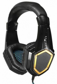 Наушники с микрофоном Оклик HS-L310G Guardian черный/золотистый 1.5м мониторные оголовье (359483) от магазина РЭССИ