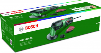 Многофункциональный инструмент Bosch PMF 2000 220Вт зеленый/черный от магазина РЭССИ