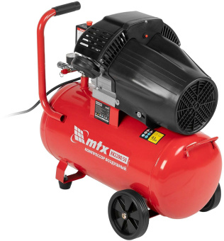 Компрессор поршневой MTX КК-2200/50 масляный 350л/мин 50л 2200Вт красный/черный от магазина РЭССИ