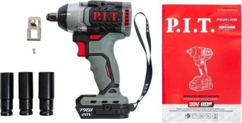 Гайковерт P.I.T. PIW20H-300B аккум. патрон:квад.1/2" от магазина РЭССИ