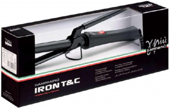 Щипцы Gamma Piu Iron Ready T&C HI-NA1119 40Вт макс.темп.:200С покрытие:керамико-турмалиновое черный от магазина РЭССИ