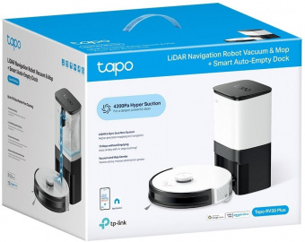 Пылесос-робот TP-Link Tapo RV30 Plus 40Вт белый/черный от магазина РЭССИ