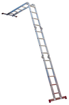 Шарнирная стремянка-трансформер универсальная Krause 5+4+4+5 085078 от магазина РЭССИ